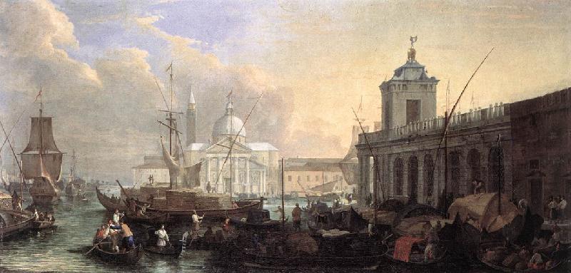 CARLEVARIS, Luca The Sea Custom House with San Giorgio Maggiore fdg